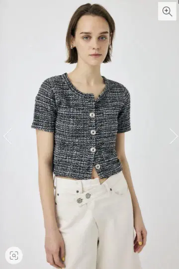 MOUSSY TWEED LIKE 상의