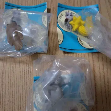 히구치 유코 가챠 냥코 아노마로 테아시오카 불가사리 3체 세트