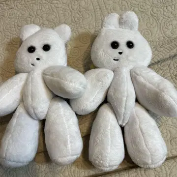 쿠마키치 봉제인형 2개 세트