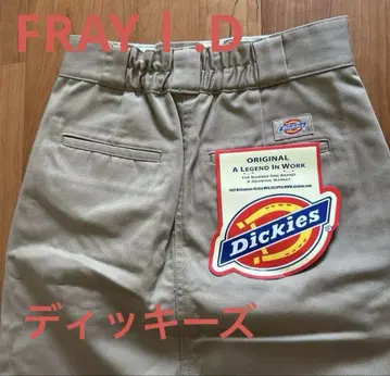 미사용 FRAY I.D 디키즈 콜라보 치노 타이트 롱 스커트