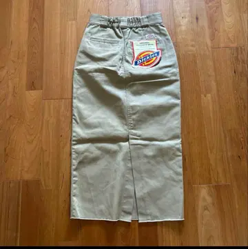 가격 인하 미사용 FRAYI.D 디키즈 콜라보 치노 타이트 롱 스커트