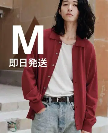 WYM T/C BASIC KNIT SHIRT CARDIGAN