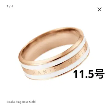 다니엘 웰링턴 Emalie Ring 11.5호 로즈 골드