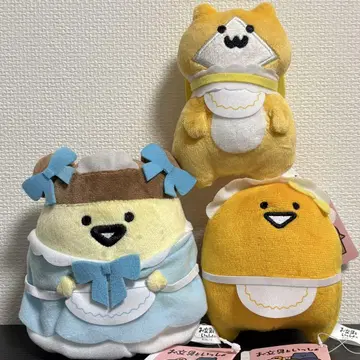 오문구와 함께 파스텔 단장 봉제 인형 3세트