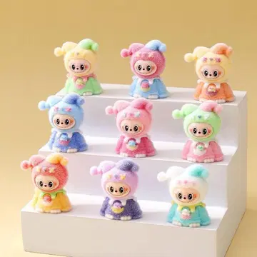 L ABUBU 러브부 미니 피규어 마스코트 4.4cm 9점 세트