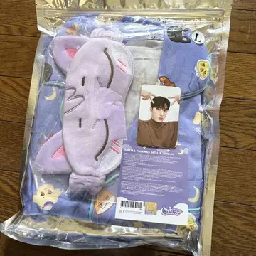 ATEEZ 산 ANITEEZ 샌드키 파자마, 안대, 트레이딩 카드