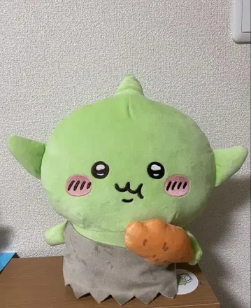 치이카와 (먼작귀) 봉제 인형 녹색 고기