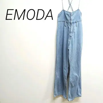 EMODA 라이트 블루 데님 올인원 스트랩 부착 포켓 2 M