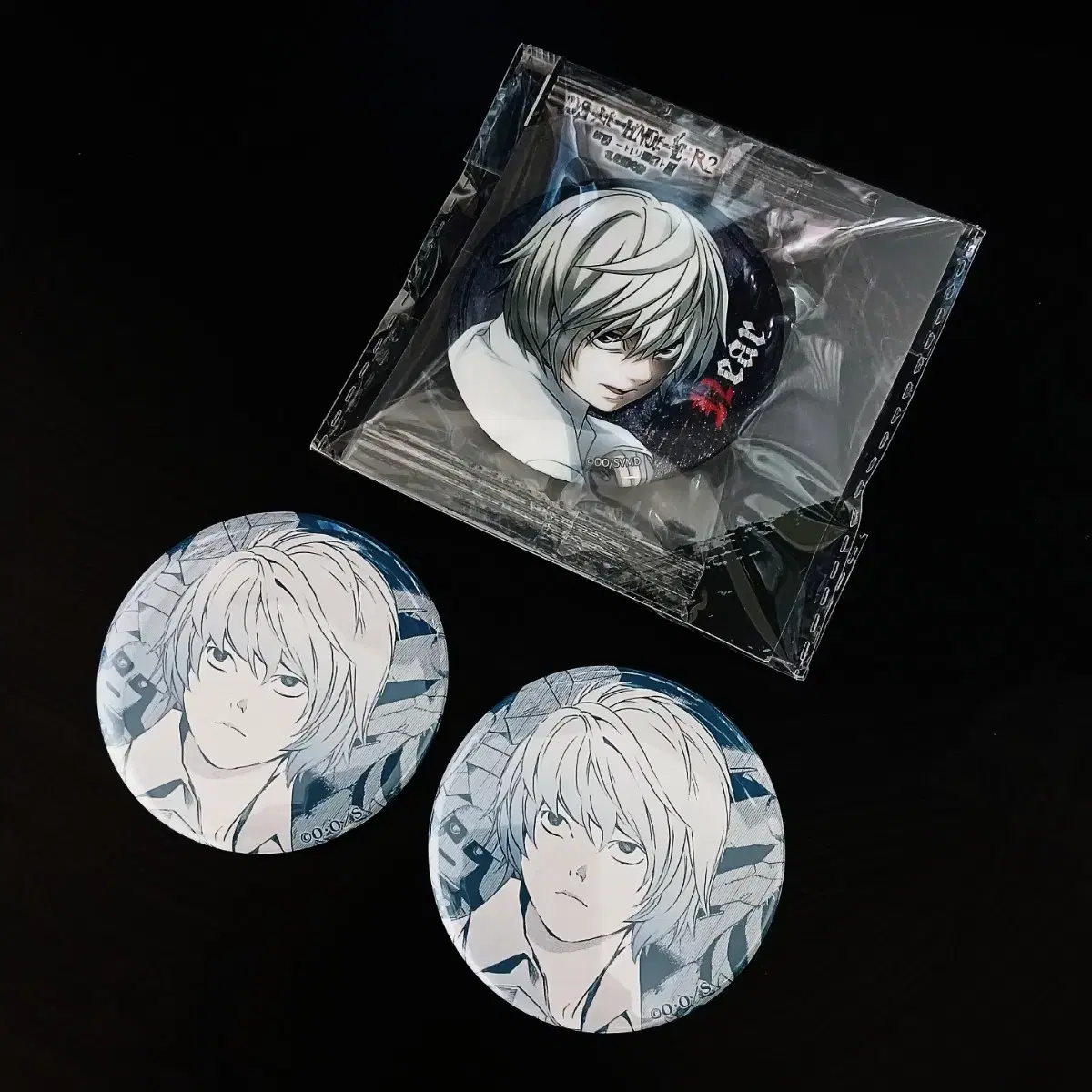 デスノートニア缶バッジオフィシャルグッズ原画展エルライトミサメロ 
