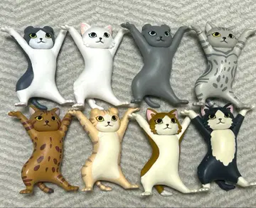 고양이 펜 꽂이 8개 세트 (중복 없음)