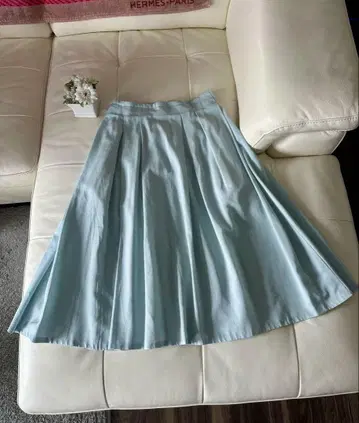 BALLSEY 볼지 스카이블루 플레어 롱 스커트 M