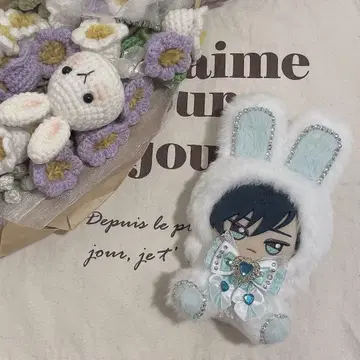 SD 인형 앉은 자세 봉제 의류 인형옷 10cm 토끼