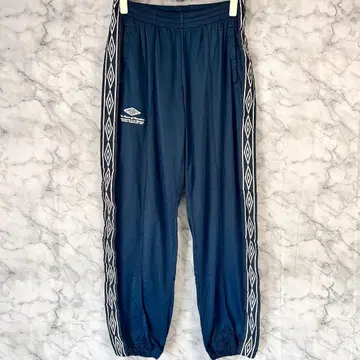 90s UMBRO 엄브로 트랙 팬츠 저지 네이비 자수