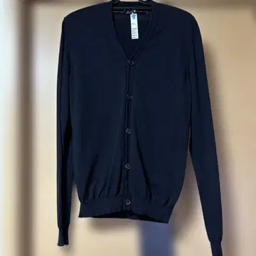 JILSANDER 네이비 V넥 가디건