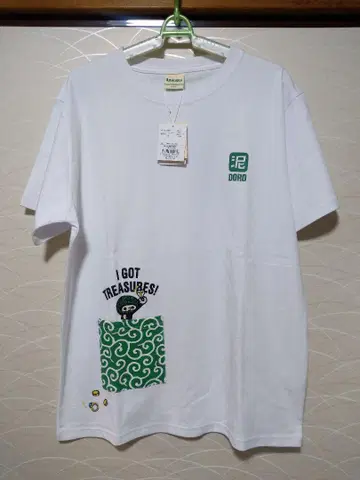 새상품 LAUNDRY DORO 아라베스크 포켓 티셔츠 L