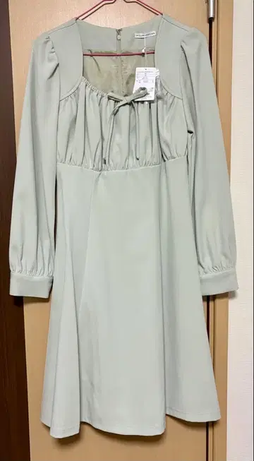 willselection 플레어 원피스 긴팔