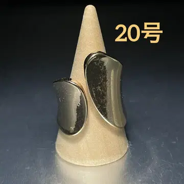 빈티지 패션 반지 골드 20호 비대칭 아트 입체