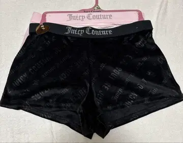 새상품 JUICY COUTURE 쥬시 꾸뛰르 벨로아풍 숏팬츠 2매 M