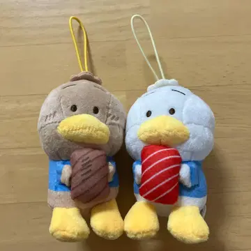 스시로 Happidanbui 콜라보 마스코트 펙클 전반 후반 2개 세트