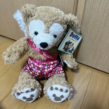 택 포함 더피 발렌타인 봉제 인형 wdw 디즈니