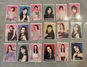 TWICE 오프라인 복권 풀 컴프 세트