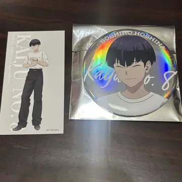 괴수 8호 베이스 야드 도쿄 빅 캔배지 B 오로라 사양 호시나 소우시로
