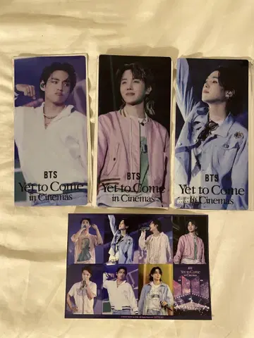 BTS Yet To Come 영화 특전 티켓 홀더