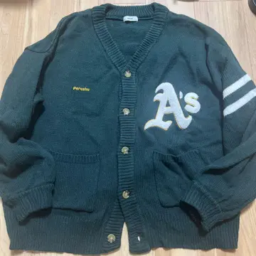 Perushu MLB 콜라보 가디건 그린