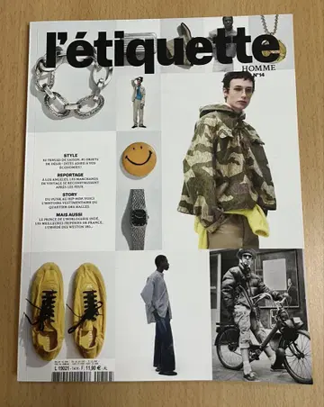 l'etiquette magazine Men 14 [새상품]