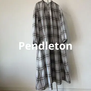 새상품급 Pendleton 맥시 체인 원피스 백리본 플레어