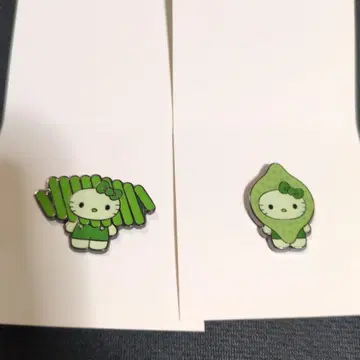 오사카 엑스포 일본관 한정 키티 Algae 핀 배지 세트
