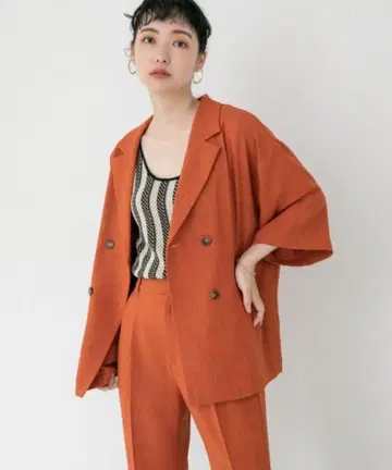 로리즈팜 오렌지 셋업 팬츠 스타일