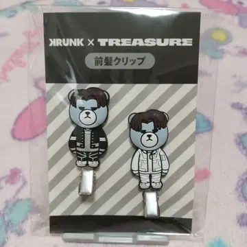 새상품 KRANK TREASURE 준규 앞머리 클립 JUNKYU 트레