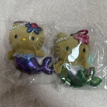 헬로키티 판타지 마스코트 키링 머메이드 2개 세트