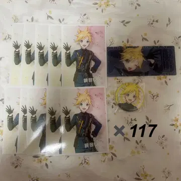 프로세카 앙스타 커넥트 라이브 티켓풍 카드 카가미네 렌 캔뱃지 렌