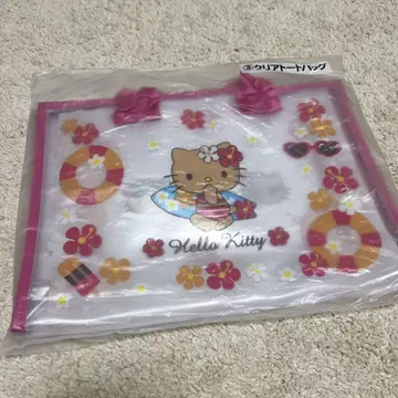 헬로키티 키티 제일복권 일광화상 키티 클리어 토트백