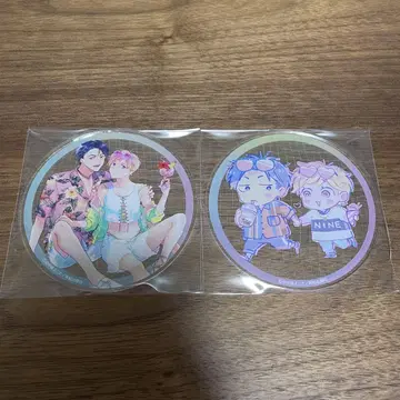다나카 모리 요코타 Gratte 아크릴 코스터 2세트