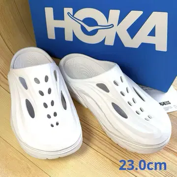 HOKA 호카 ORA RECOVERY MULE 화이트 23.0cm