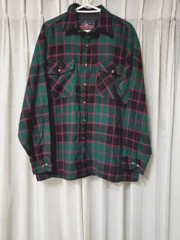 90s~00s BACK PACKER 체크 셔츠