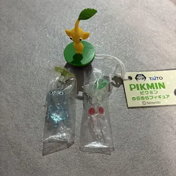 피크민 메지루시 액세서리 얼음 화이트 & 흔들흔들 피규어 노랑 피크민