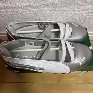푸마 스피드캣 발레 푸마 메탈릭 푸마 화이트 24cm