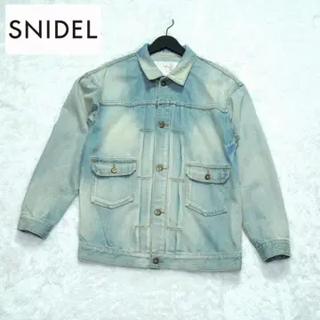 새상품급 SNIDEL 스나이델 데님 자켓 블루 여성용