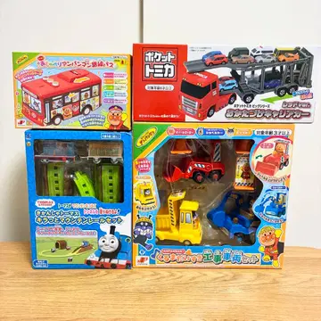 호빵맨 토마스 토미카 탈것 완구 4세트