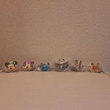 디즈니 캐릭터 패션 반지 로얄 클리어 6종 세트
