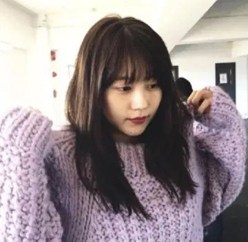 스나이델 로우게이지 니트 퍼플