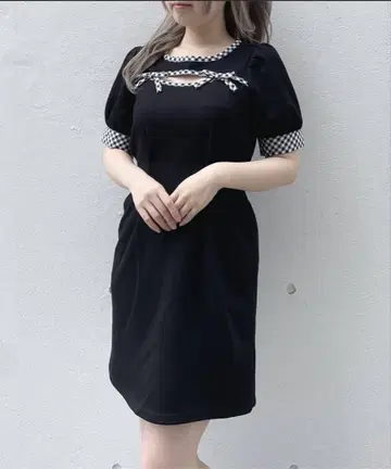 NOMAE oneway 앞트임 백리본 원피스