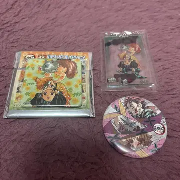 귀멸의 칼날 카마보코대 스퀘어 캔뱃지 막간화 캔뱃지 유곽편