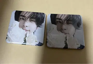 요이 ENHYPEN CAFE 카페 2025 스퀘어 캔뱃지 제이크 2개