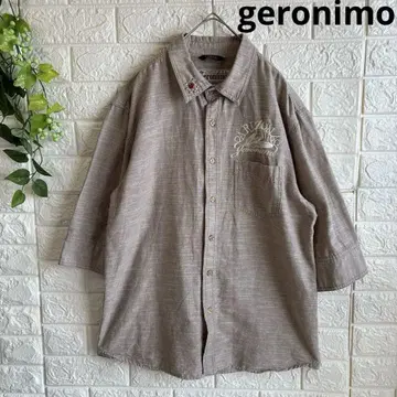 geronimo 제로니모 반팔 셔츠 ARIZONA 린넨 혼방 봄/여름