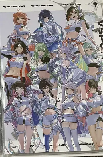 브이스포! VSPO! SHOWDOWN 북 형태 캔뱃지 홀더